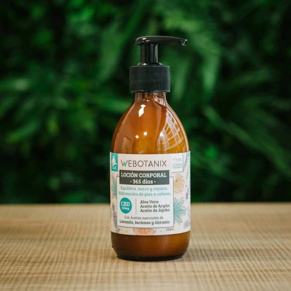 Lait Corporel 365 Jours Bio 250ml WeBotanix : Equilibre, nourrit et répare Lait Corporel 365 Jours Bio 250ml WeBotanix : Equilibre, nourrit et répare